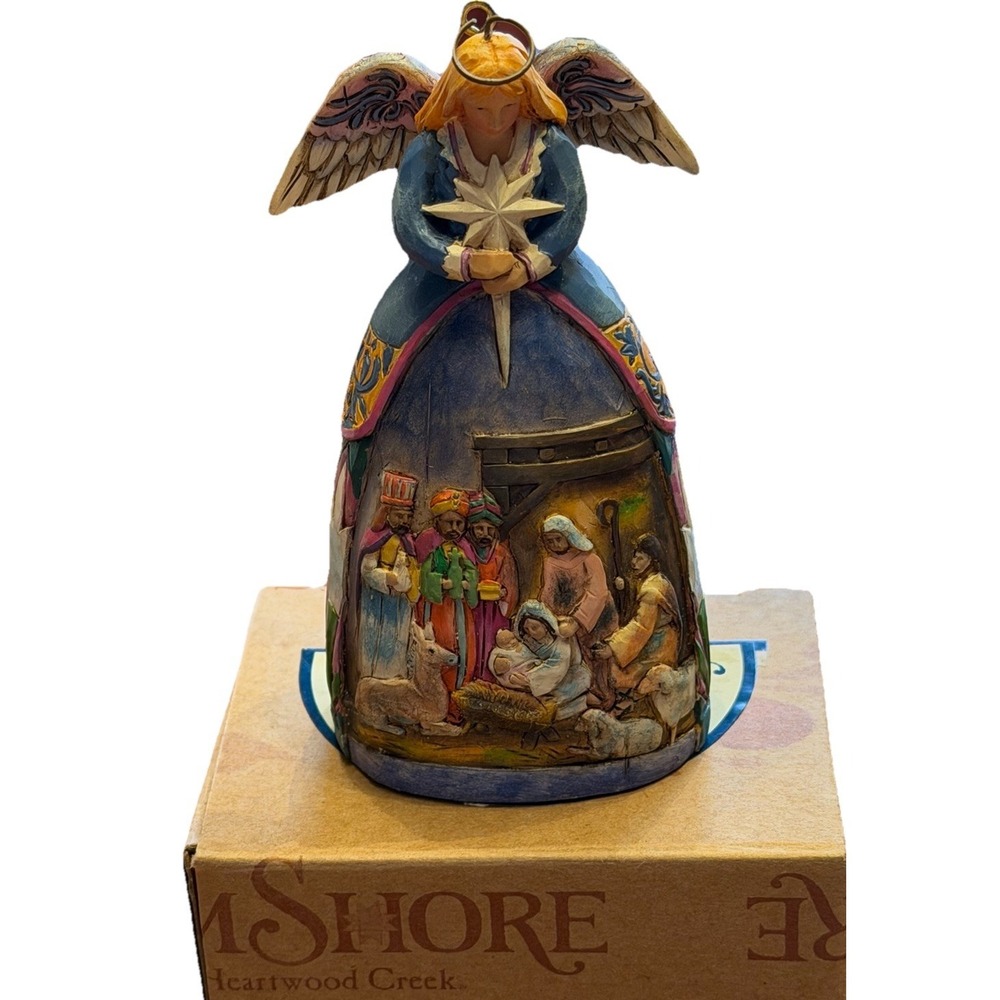 Jim Shore 2006 Heartwood Creek Angel Nativity Dress 4.5" C4005767 Ornament